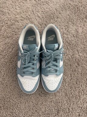 Nike dunk paisley Sneakers in Light Blue and White